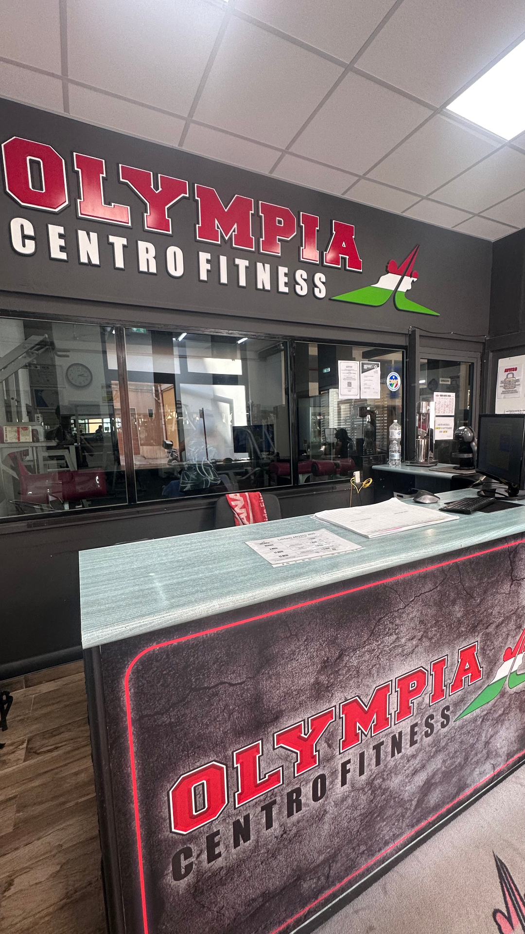 Reception Centro Fitness Olympia